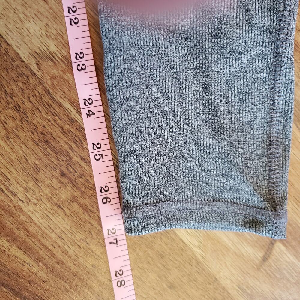 NEW Zobha Leggings Size Medium High Waist Ankle Gray - Picture 7 of 7